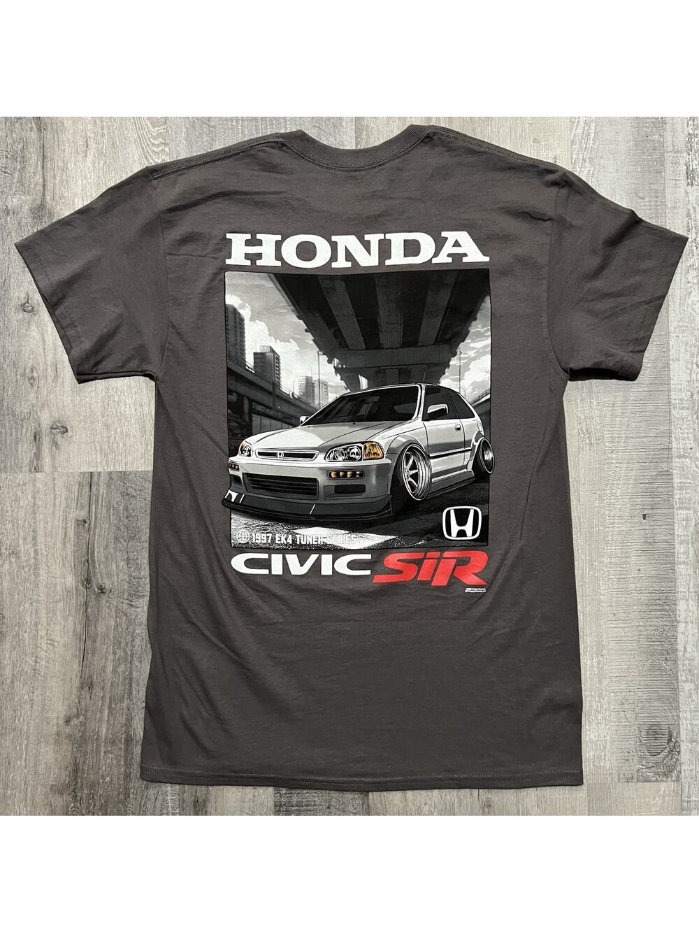Honda Civic SiR EK4 Tuner Series Ricer Racing Japanese Car T Shirt Size Medium
